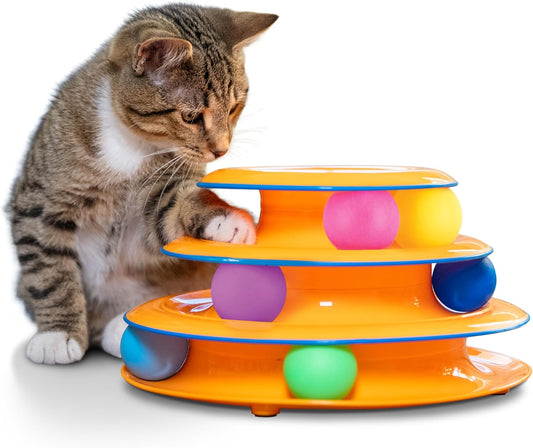 Torre Interactiva 3 Niveles para Gatos